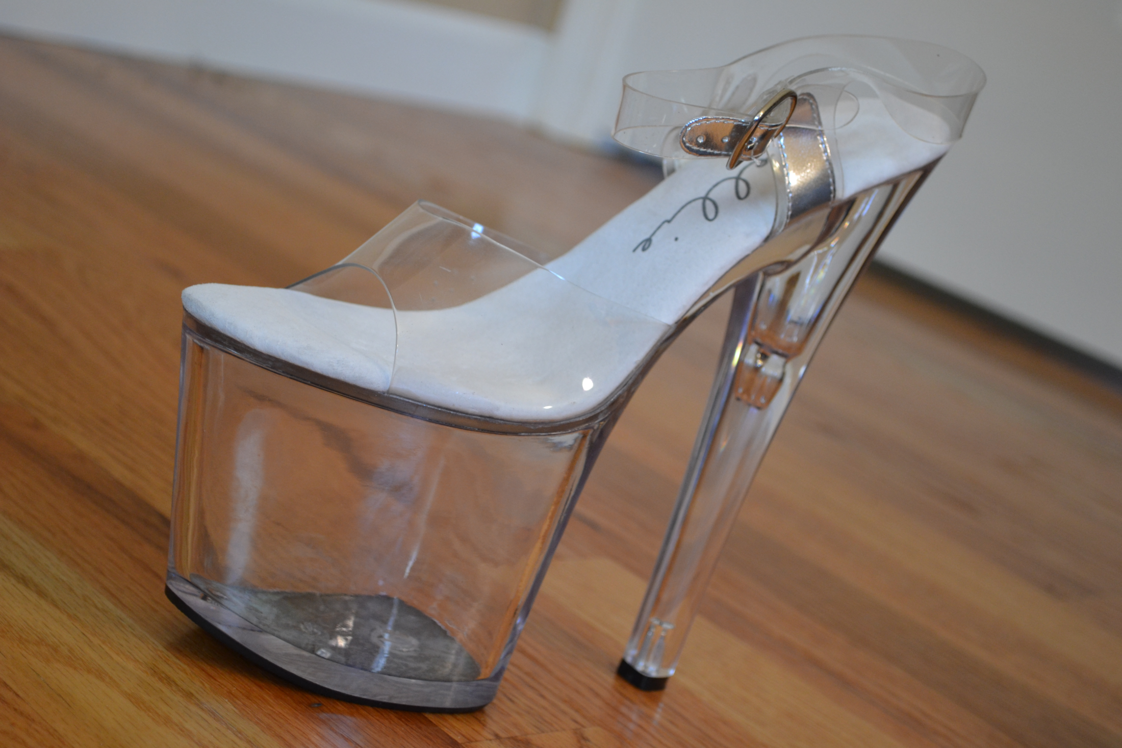3.5 inch perspex heels