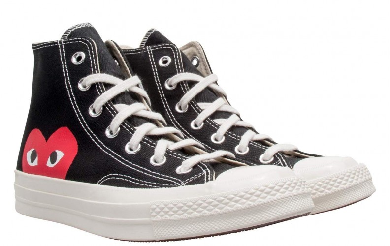 An in depth review of the Comme Des Garcons Play X Converse in 2018
