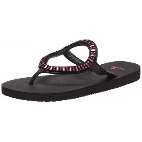 Buy Sanuk womens Ibiza Monaco flip flop sandals, Black, 11 US Online at  Lowest Price Ever in India