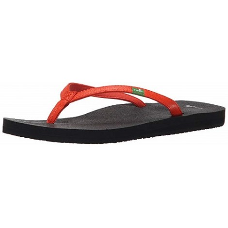 Trending Sanuk Flip Flops - Yoga Salty Womens Brown / Red