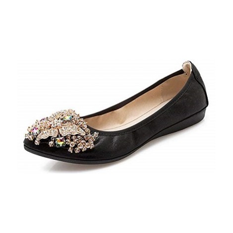  Meeshine Rhinestone Flats