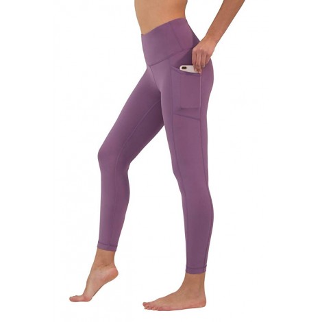 90 Degrees high waisted workout leggings in pink by Reflex