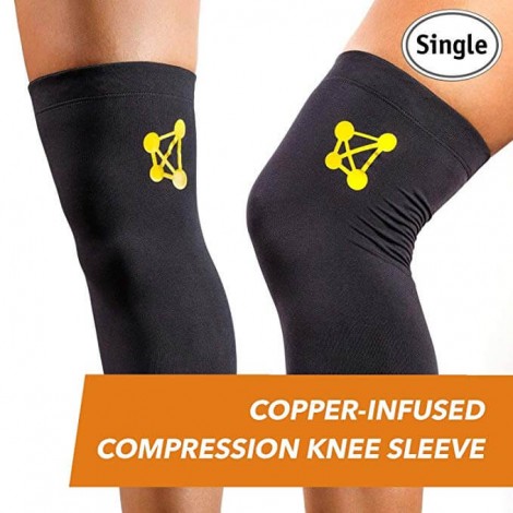 copper infused compression knee sleeve CopperJoint