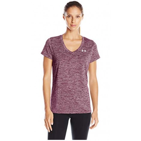 Under Armour Tech V-Neck Twist running shirt for women