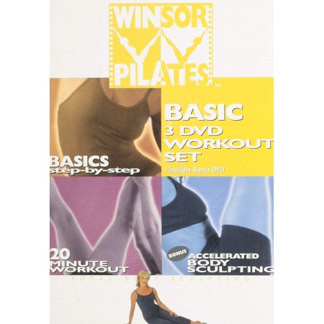 Winsor Pilates Basic 3 DVD Workout Set