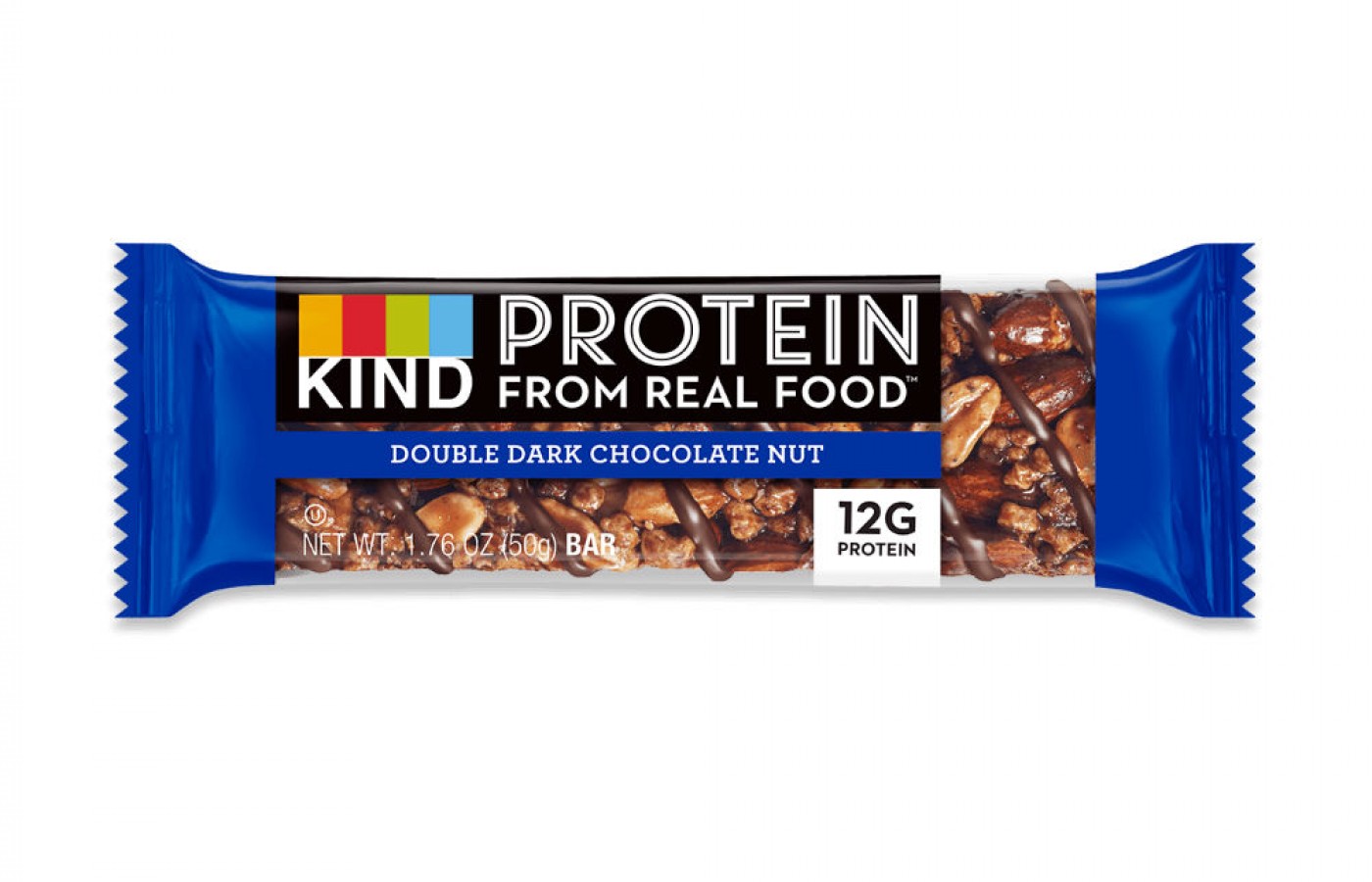 A nutty protein bar by Kind.