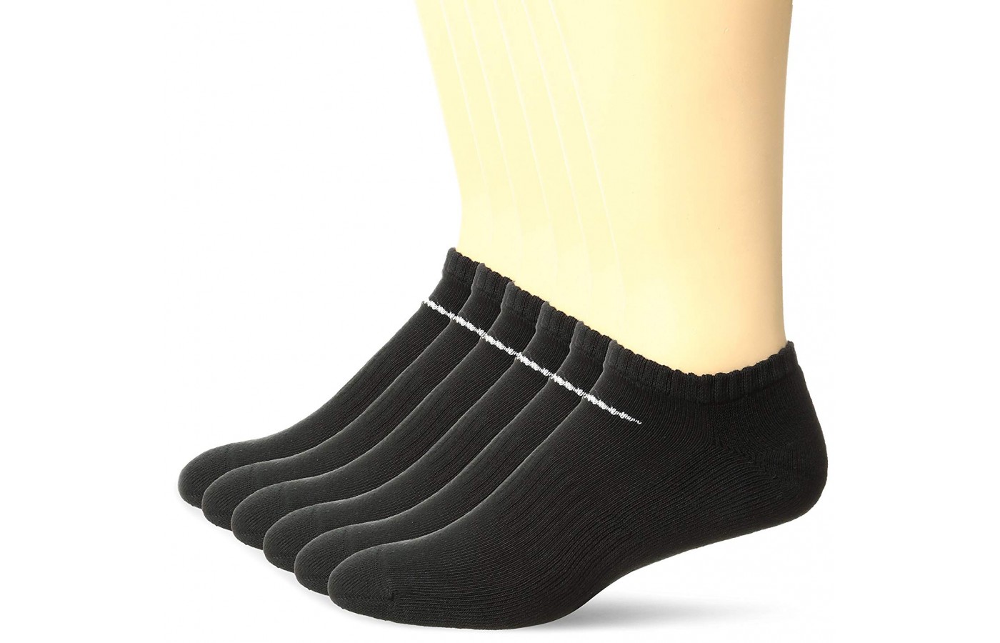 women's nike no show socks black