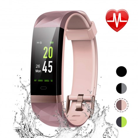 LETSCOM waterproof fitness tracker