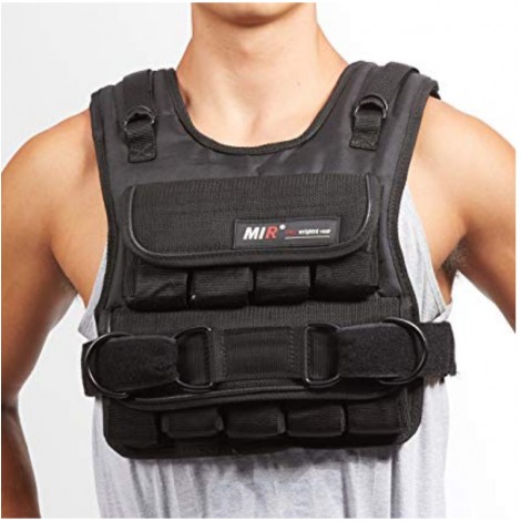 Mir Short Adjustable men's weighted vest