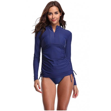 Sbart Swimsuit Tops women's rash guard