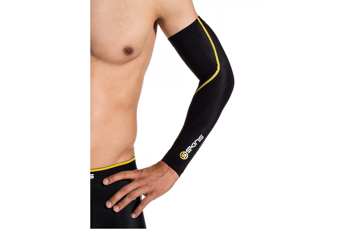 The Skins Compression Arm Sleeves come in a pair to make buying more convenient.