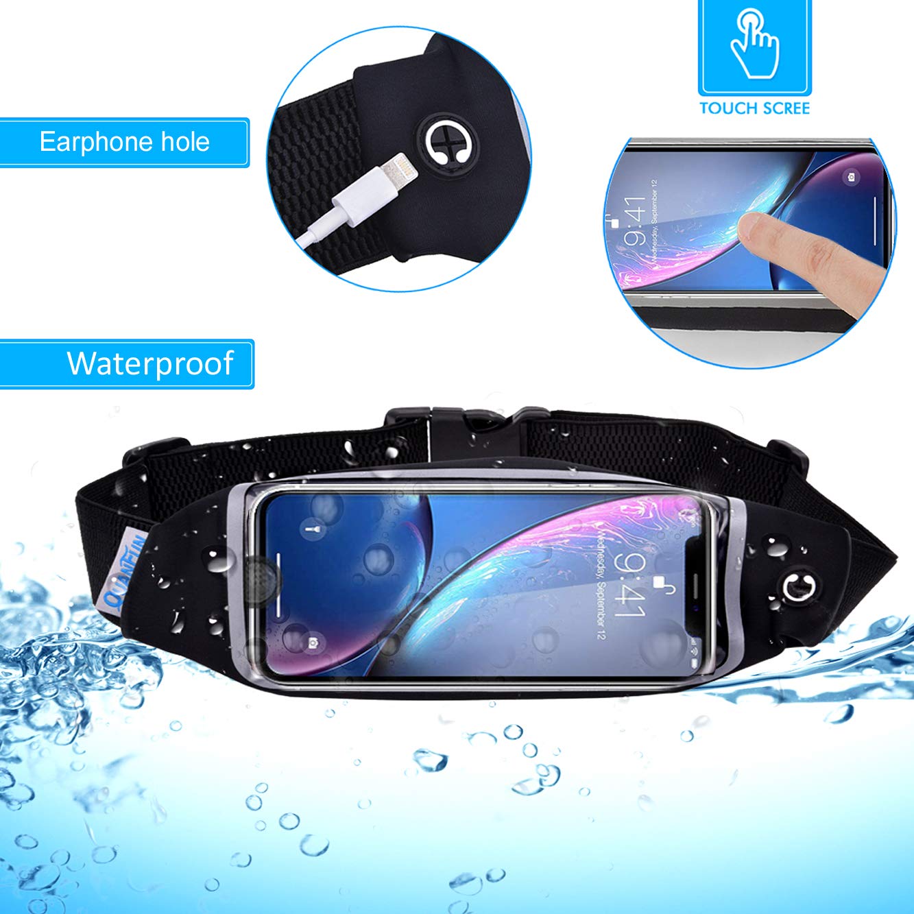 QUANFUN Phone Holder for Running Review WalkJogRun