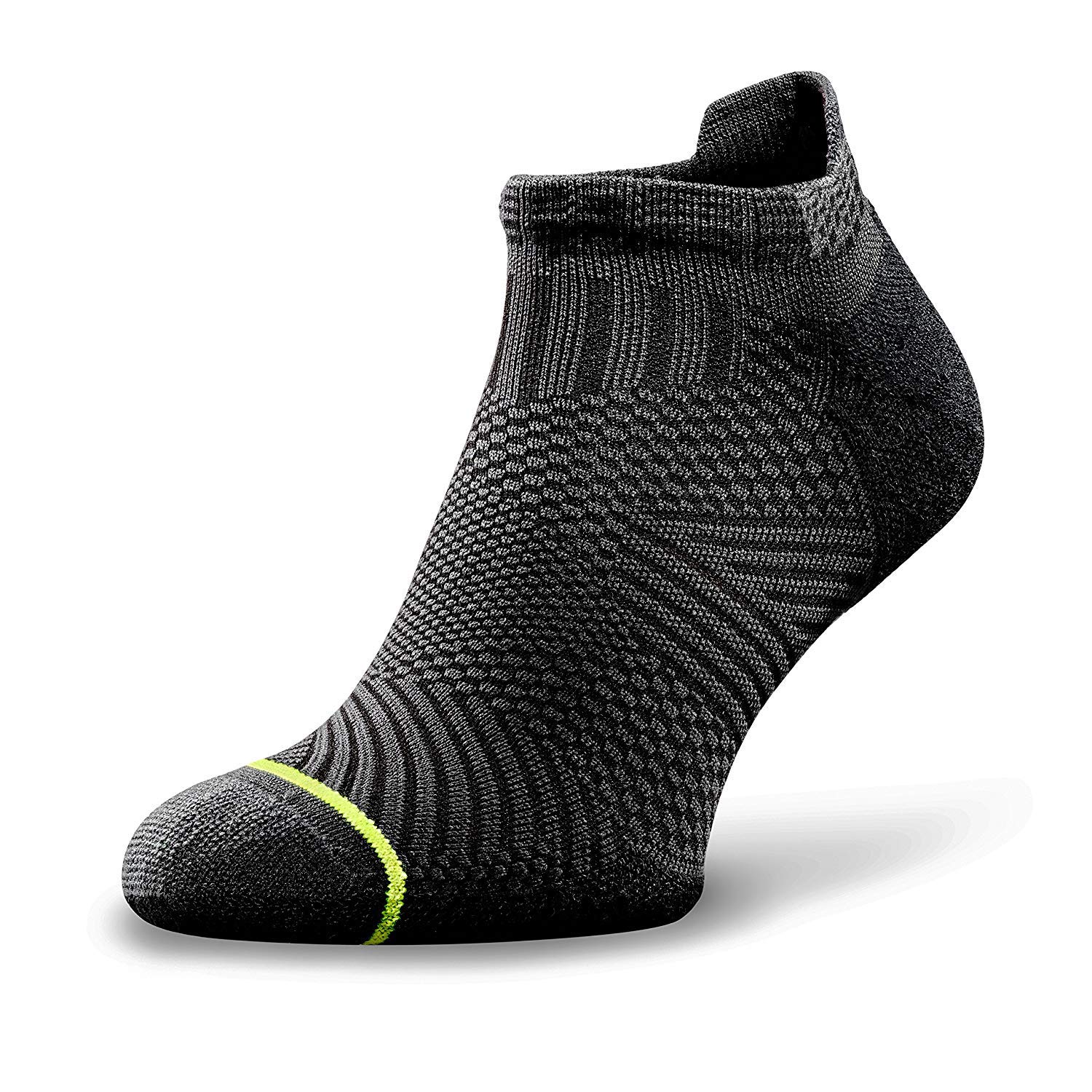 A lip helps the Rockay Accelerate Anti-Blister Socks avoid slippage while running.