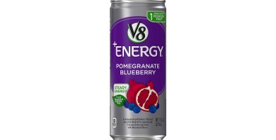 the delicious and reliable V8 +Energy Drink 