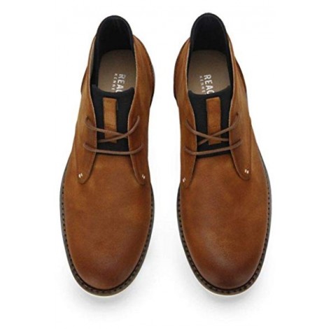 Kenneth Cole Casino Chukka light brown & tan boots top view