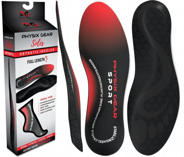 physix-gear-sport-orthotic-inserts-review very high quality insoles giving great comfort and support