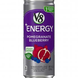 the delicious and reliable V8 +Energy Drink 