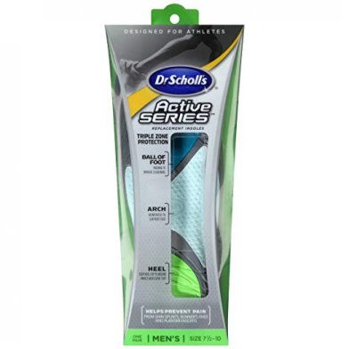 Dr. Scholl's Active Series Insoles for great support and lots of comfort