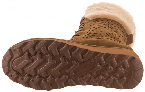 Bearpaw Kylie Best Tan Boots light brown & tan boots bottom view