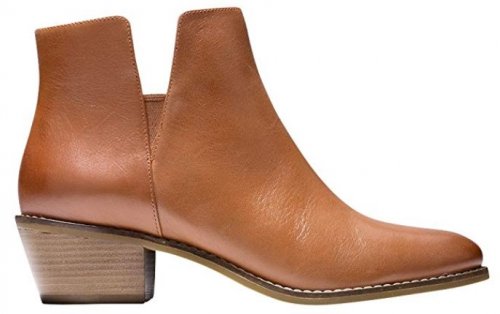 Cole Haan Abbot light brown & tan boots side view