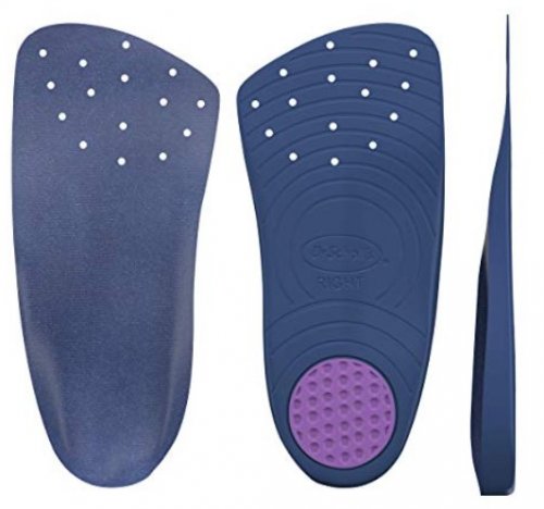 Dr. Scholl's Pain Relief heel cups package design