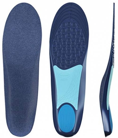 Dr. Scholl's Plantar Fasciitis heel cups front and back view