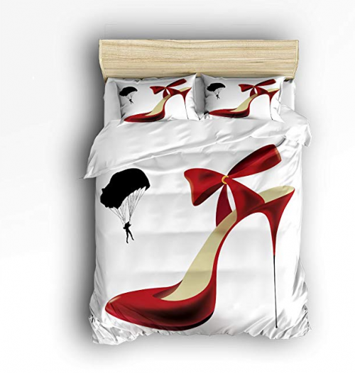 Family Decor Red High Heel Set