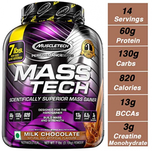 MuscleTech mass tech-Best-Mass-Gainers-Reviewed 3