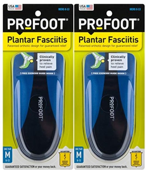 Profoot Plantar Fasciitis heel cups package