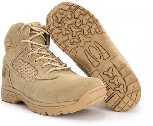 Ryno Gear Tactical light brown & tan boots pair