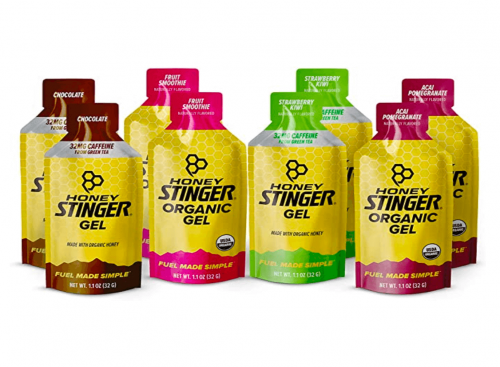 Honey Stinger Organic Energy Gels – Variety Pack with Sticker­ – 8 Count