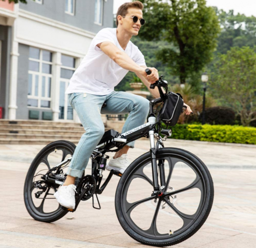 ANCHEER 26” Folding Electric Mountain Bike 2