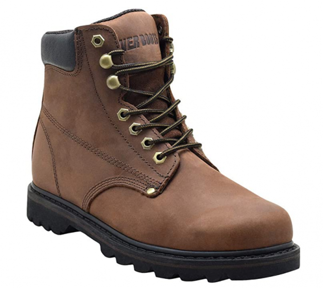 EVER BOOTS “Tank Men’s Soft Toe Oil Full Grain Leather Work Boots 