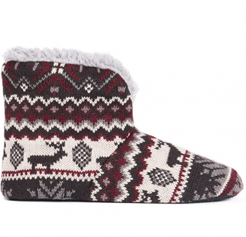 MUK LUKS Men’s Slipper Booties Sock 