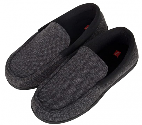 Hanes Men's Closed Back Indoor Outdoor Slipper House Shoes Comfort Memory Foam