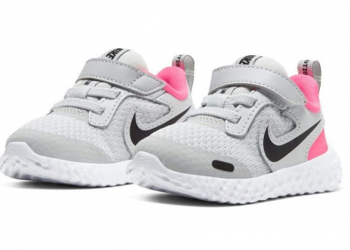 Nike Unisex-Child Revolution 5 Toddler Velcro Running Shoe