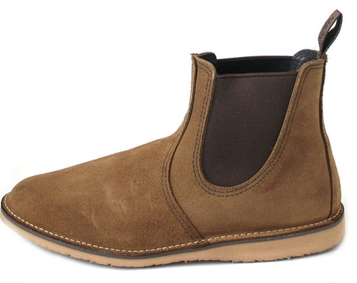 Red Wing Mens Weekender Chelsea Suede Boots