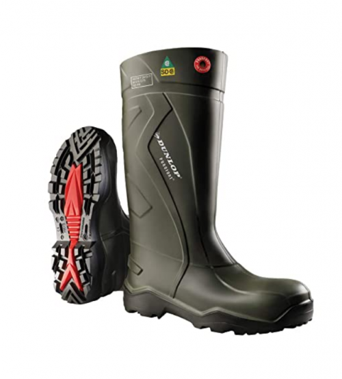 Dunlop Protective Footwear E76294311 Purofort Full Safety Boots with Steel Toey Best Wellington Boots