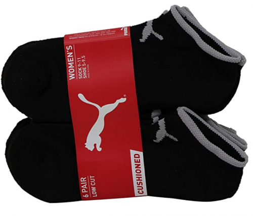 PUMA Women's 6 Pack Runner Socks