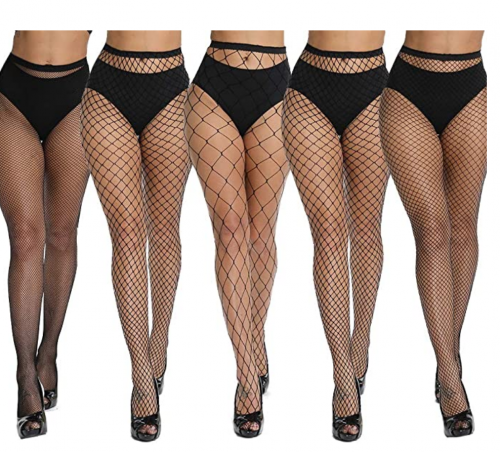 akiido High Waist Tights Fishnet Stockings Thigh High Stockings Pantyhose