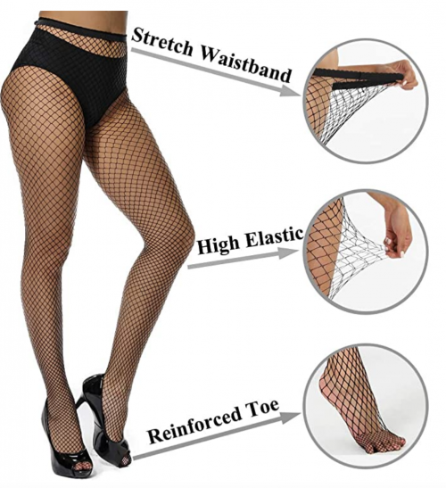 akiido High Waist Tights Fishnet Stockings Thigh High Stockings Pantyhose