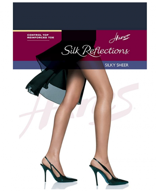 Hanes Womens Set of 3 Silk Reflections Control Top RT Pantyhose