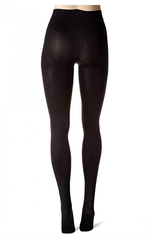 HUE Women's Blackout Tights with Control Top