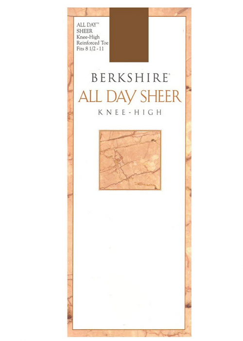 Berkshire Women's All Day Knee High Pantyhose with Reinforced Toe