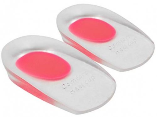 ViveSole Silicone Gel heel cups pink