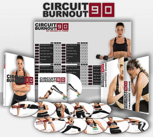 X-TrainFit Circuit Burnout 90 best workout videos for women DVD set