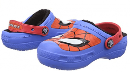 Crocs Lined Clog spiderman shoes for kids